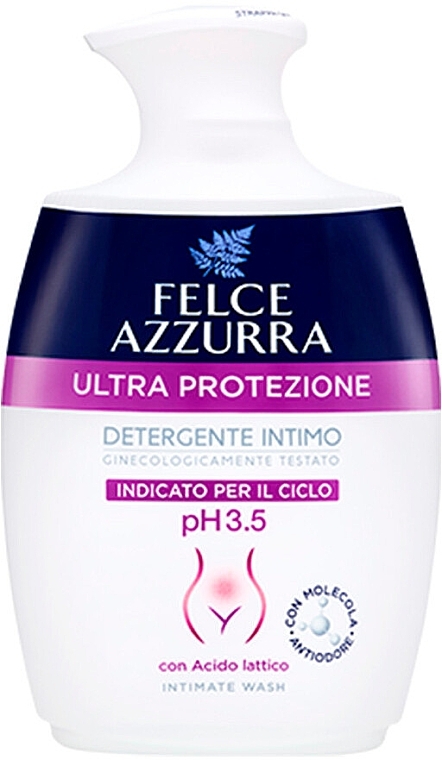 Liquid Intimate Wash "Ultra Protection" - Felce Azzurra Lactide Acid Intimate Wash — photo N1