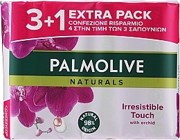 Fragrances, Perfumes, Cosmetics Soap Set "Black Orchid" - Palmolive Naturals Irresistible Touch Set