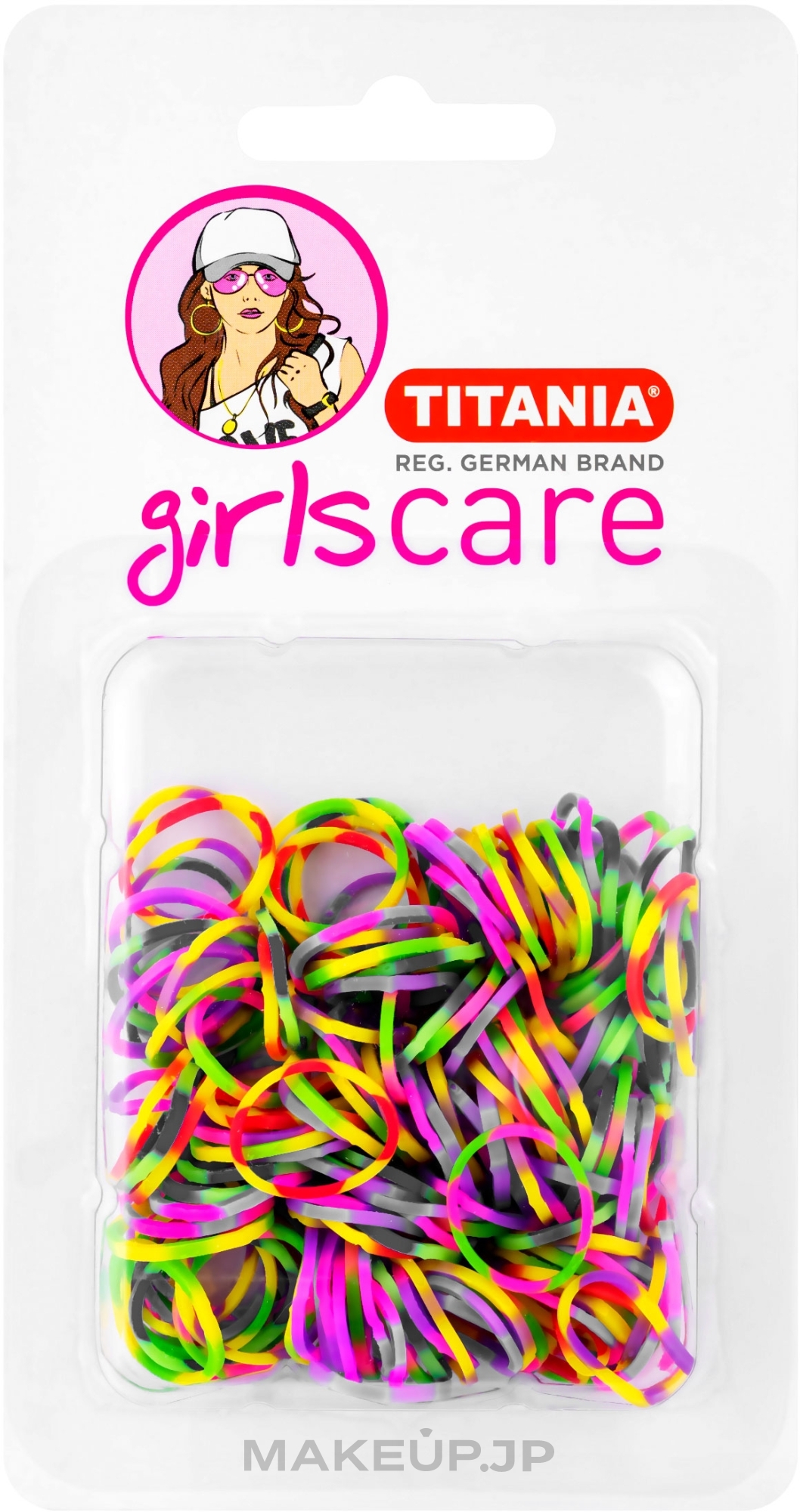 Elastic Hair Band Set, multicolored - Titania — photo 150 szt.