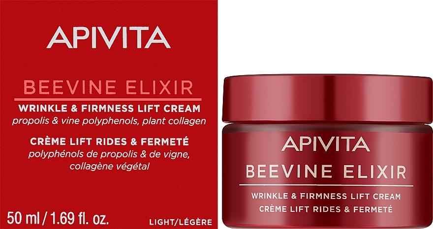 Light Texture Wrinkle Firming Cream - Apivita Beevine Elixir Wrinkle & Firmness Lift Cream Light Texture — photo N2