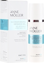 Fragrances, Perfumes, Cosmetics Moisturizing Face Gel - Anne Moller Blockage 24h Moisturizing Defender Gel