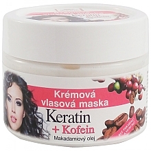 Fragrances, Perfumes, Cosmetics Hair Cream Color - Bione Cosmetics Keratin + Caffeine Cream Hair Mask