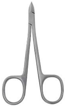 Cuticle Nippers Scissor Type - Accuram Instruments Cuticle Nipper Scissor Square Type 10cm — photo N1