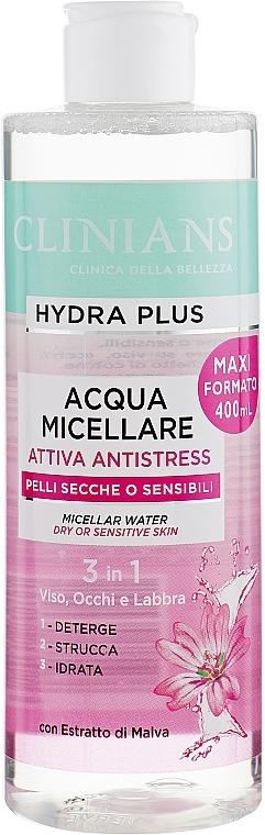 Micellar Water - Clinians Hydra Plus Attiva Antistress — photo N3