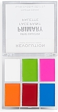 Face Paint Palette - Makeup Revolution Artist Collection Primary Face Paint Palette — photo N3