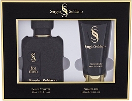 Fragrances, Perfumes, Cosmetics Sergio Soldano Black - Set (edt/50ml + sh/gel/100ml) 