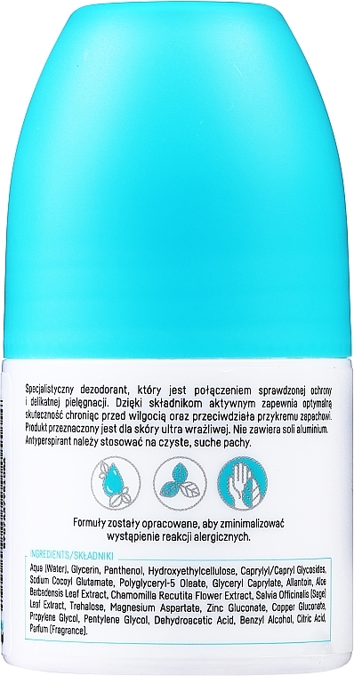 Roll-On Antiperspirant-Deodorant 24h - BasicLab Dermocosmetics Anti-Perspiris  — photo N19