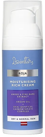 Moisturizing Cream for Dehydrated Skin - Dzintars Roja Moisturising Rich Cream  — photo N1