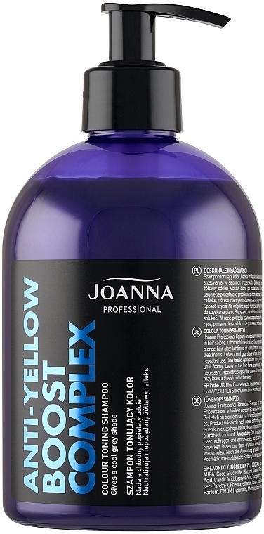 Repair Shampoo for Blonde & Gray Hair - Joanna Professional Color Revitalizing Shampoo — photo N2