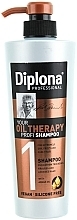 Argan Oil Shampoo for Dry & Brittle Hair - Diplona Professional Oil Therapy Shampoo — photo N1