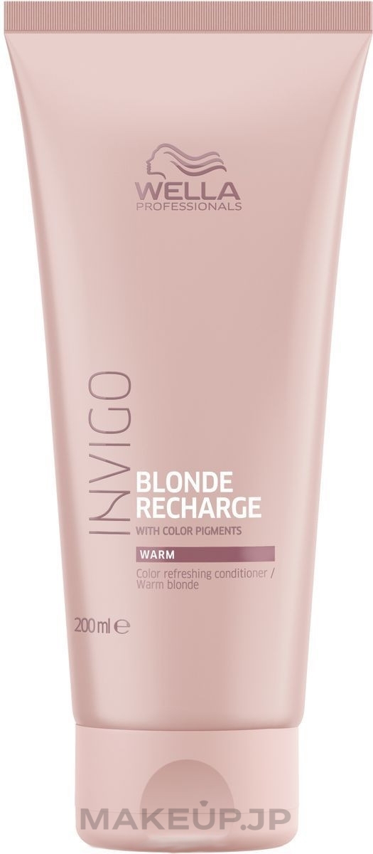 Tinted Conditioner for Cool Blonde - Wella Professionals Invigo Blonde Recharge Conditioner For Cool Blonde — photo 200 ml