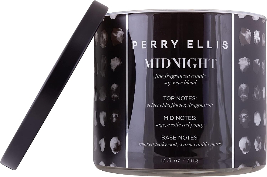 Scented Candle - Perry Ellis Midnight Fine Fragrance Candle — photo N2