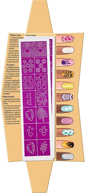 Nail Stencils - Essence Nail Art Stencils — photo N1