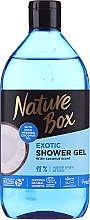 Fragrances, Perfumes, Cosmetics Refreshing Shower Gel with Moisturizing Effect - Nature Box Coconut Shower Gel