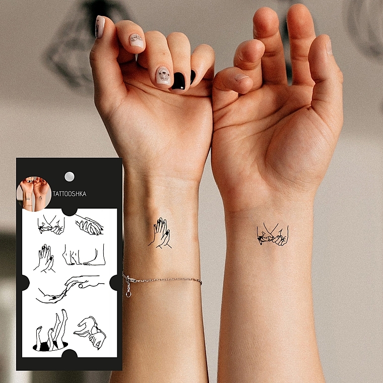 Temporary Tattoo "Gentle Touches" - Tattooshka — photo N12