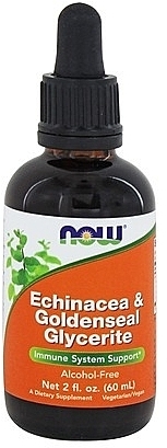 Echinacea & Goldenseal Glycerite Dietary Supplement - Now Foods Echinacea & Goldenseal Glycerite — photo N1