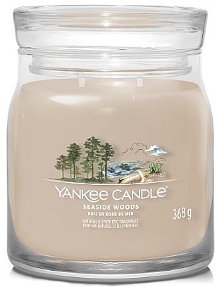 Scented Candle in Jar 'Seaside Woods', 2 wicks - Yankee Candle Singnature — photo N1