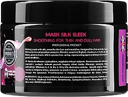 Silk Protein Hair Mask - Ronney Professional Silk Sleek Smoothing Mask — photo N2