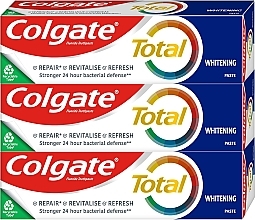 Fragrances, Perfumes, Cosmetics Set - Colgate Total Whitening Toothpaste Trio (toothpaste/3x75ml)