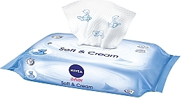 Wet Wipes "Baby" 4x63pcs - Nivea Baby Soft & Cream — photo N3