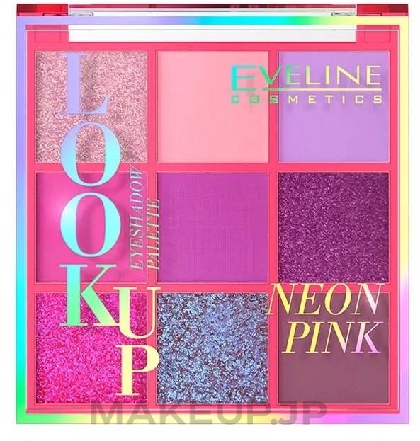 Eyeshadow Palette - Eveline Cosmetics Look Up Neon Eyeshadow Palette — photo Neon Pink