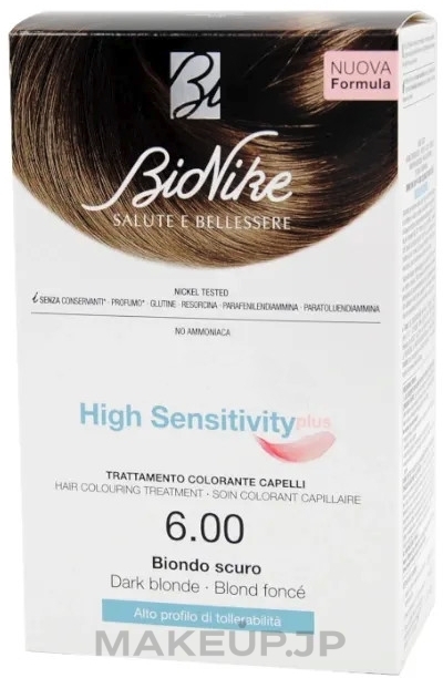 Hair Colour - BioNike Shine On High Sensitivity Hair Colouring Treatment — photo 6.00 - Dark Blonde