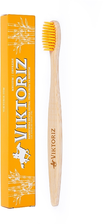 Bamboo Toothbrush "Your Power & Energy" - Viktoriz Los Angeles — photo N1