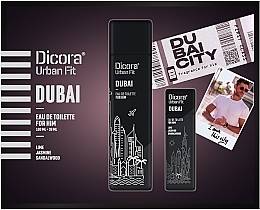 Dicora Urban Fit Dubai - Set (edt/100 ml + edt/30 ml) — photo N1