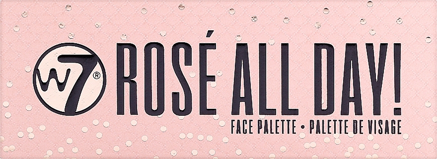Face & Eye Palette - W7 Face & Eye Palette Rose All Day — photo N12