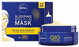 Fragrances, Perfumes, Cosmetics Night Face Mask - Nivea Q10 Power Sleeping Melt-In Mask