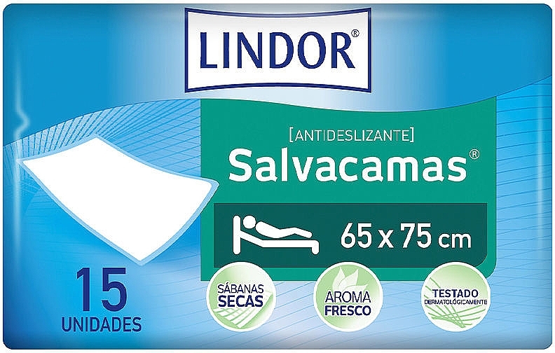 Sanitary Pads75*65cm, 15 pcs - Hartmann Lindor Salvacamas — photo N1