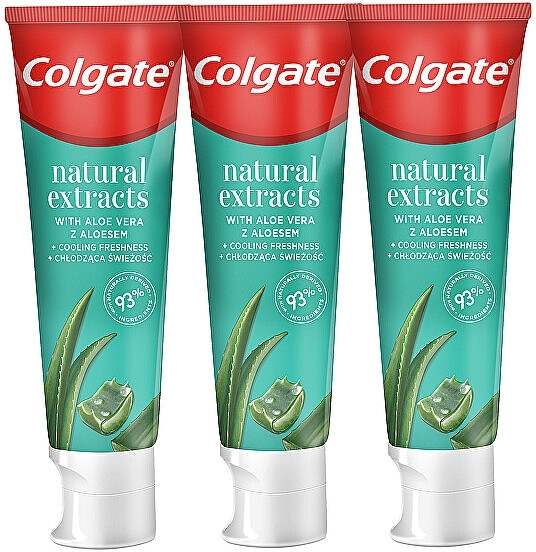 Set - Colgate Natural Extracts (toothpaste/3x75ml) — photo N2