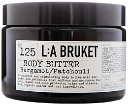 Fragrances, Perfumes, Cosmetics Body Oil - L:A Bruket No. 125 Bergamot/Patchouli Body Butter