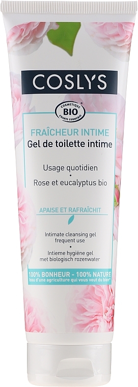 Cleansing Intimate Wash Gel with Organic Rose Water - Coslys Body Care Intimate Cleansing Gel — photo N1