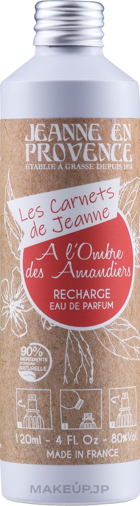 Jeanne en Provence A l'Ombre des Amandiers - Eau de Parfum (refill) — photo 120 ml