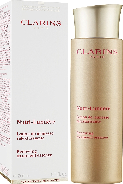 Renewing Facial Lotion - Clarins Nutri-Lumiere Renewing Treatment Essence — photo N2
