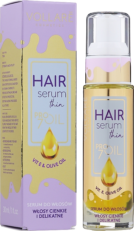 Hair Serum - Vollare Pro Oli Volume Hair Serum — photo N5