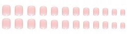 Ombre Square Nail Tips, 24 pcs. - Deni Carte Nails 7028 — photo N2