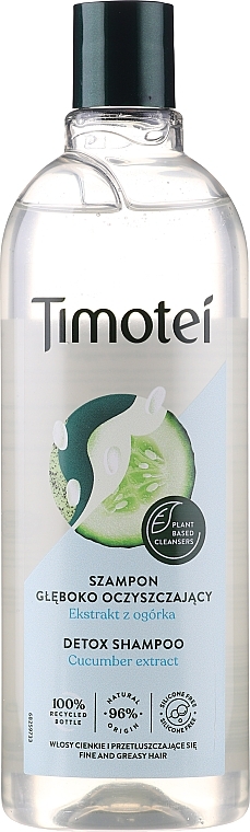 Hair Shampoo "Detox Care" - Timotei Detox Fresh Shampoo — photo N1