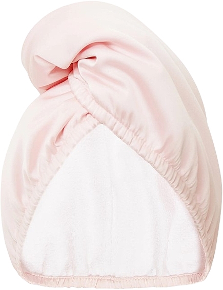 Double-Sided Satin Hair Towel, champagne - Glov Double-Sided Satin Hair Towel Wrap Champagne — photo N1