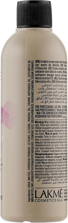 Oxidizing Cream - Lakme Color Developer 18V (5,4%) — photo N2