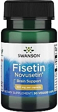 Dietary Supplement - Swanson Fisetin Novusetin, 100 mg, 30pcs — photo N1