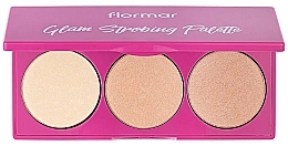 Fragrances, Perfumes, Cosmetics Contouring Palette - Flormar Glam Strobing Palette