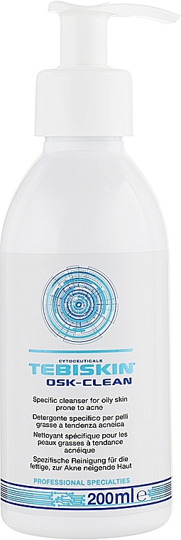 Cleansing Gel for Oily & Acne-Prone Skin - Tebiskin Osk-Clean Cleanser — photo N2