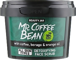 Mr. Coffee Bean Detox Face Scrub - Beauty Jar Detoxifying Face Scrub — photo N2