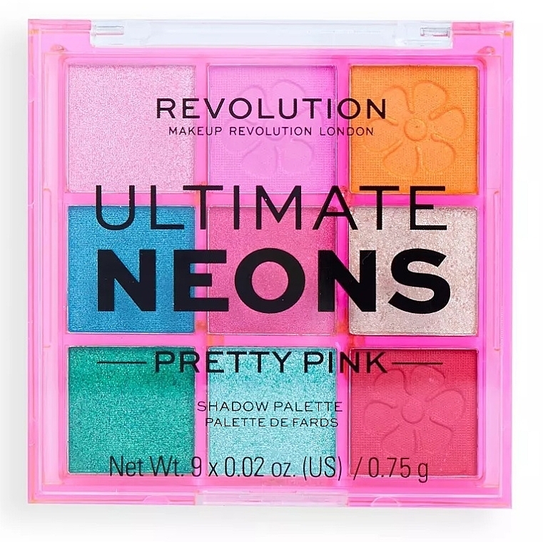 Eyeshadow Palette - Makeup Revolution Artist Collection Ultimate Neon Palette — photo N1