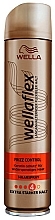 Fragrances, Perfumes, Cosmetics Extra Strong Hold Hair Spray - Wella Wellaflex Frizz Control 4 Haarspray