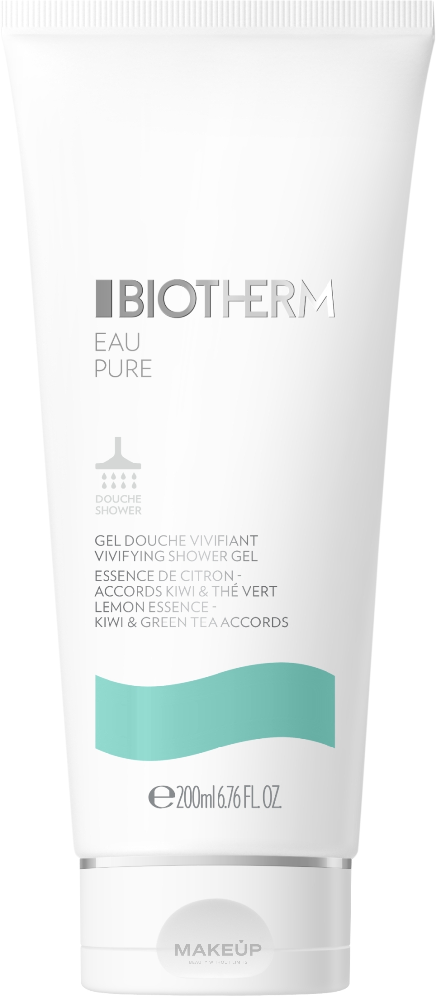 Shower Gel - Biotherm Eau Pure Vivifying Shower Gel — photo 200 ml