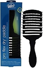 Quick Dry Paddle Brush, black - Wet Brush Pro Flex Dry Paddle Black — photo N2