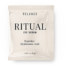 GIFT! Rejuvenating Eye Serum with Peptides & Hyaluronic Acid - Relance Peptides+Hyaluronic Acid Eye Serum (sample) — photo N1